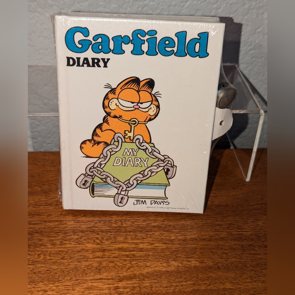 Vintage 1978 Garfield Diary My Diary  Locking. Sealed .New! Rare!